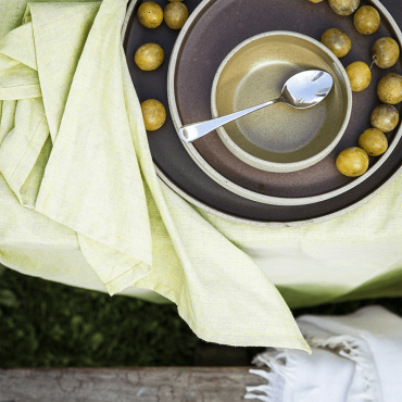 Linen napkin, Chambray