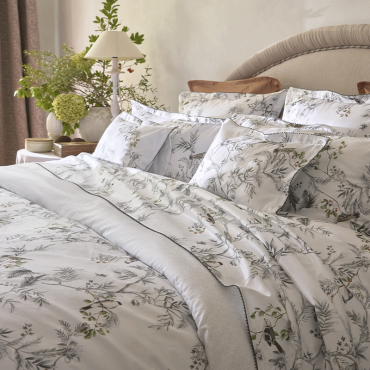 Organic cotton satin bedding set GOTS, Charme